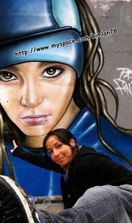 graffiti tom kaulitz poze acest talentata