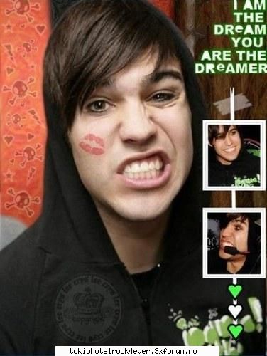 .::~fall out boy~::. numele lui complet este: peter kigston lewis wentz iii   dupa parerea mea