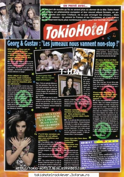 poze din reviste tokio hotel