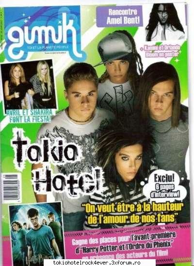 poze din reviste tokio hotel