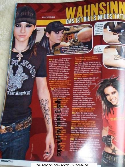 Bill's new tatoo - indy_und_bill - *..::Bill Kaulitz::..*