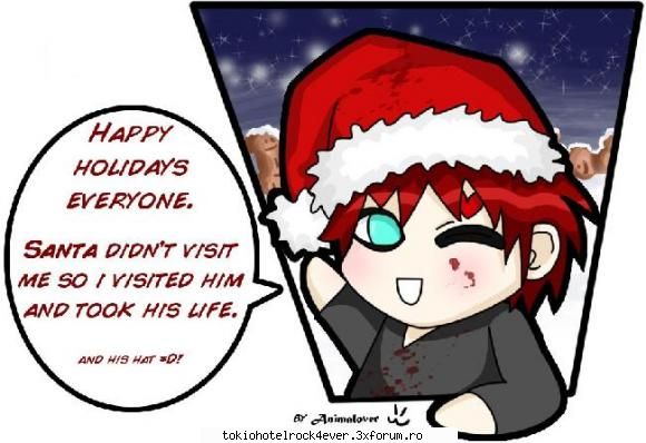 NARUTO - gaara Merry X-mas - *..::Anime::..*