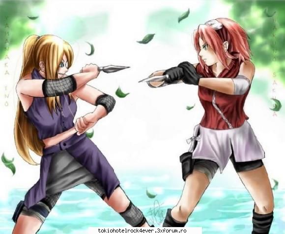 NARUTO - ino,sakura ..fight! - *..::Anime::..*