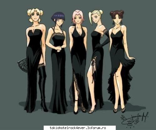 NARUTO - fetele la rochie - *..::Anime::..*