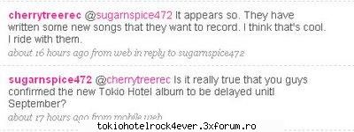NEW CD & Song's - Care a 2 Apropo uitee aici ceva Aia de la - *..::Tokio Hotel::..*