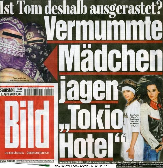 Tom la limita rabdarii X( - les han estado siguiendo durante meses sus fans - *..::Tom Kaulitz::..*