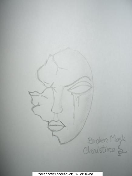 desenele meeeleee!!!! >:) - Broken Mask >:) undead rockz! :)) - *..::Drawing Art::..*