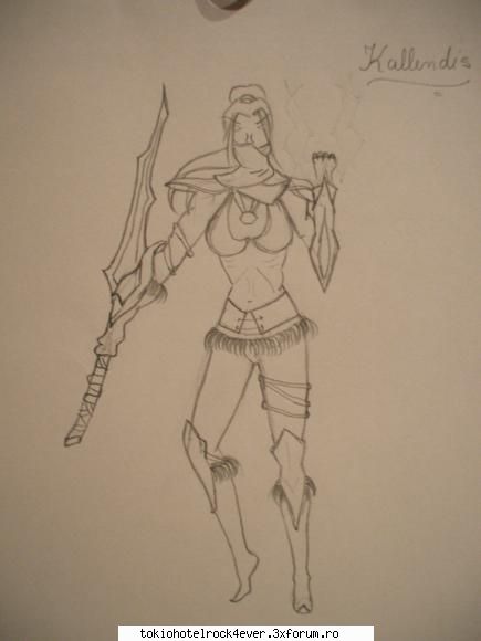 desenele meeeleee!!!! >:) - o tentativaa de night elf hunter - *..::Drawing Art::..*