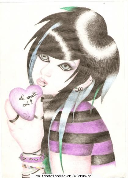 porkrioarele mele... - fata e pentru ziua unei colege - *..::Drawing Art::..*